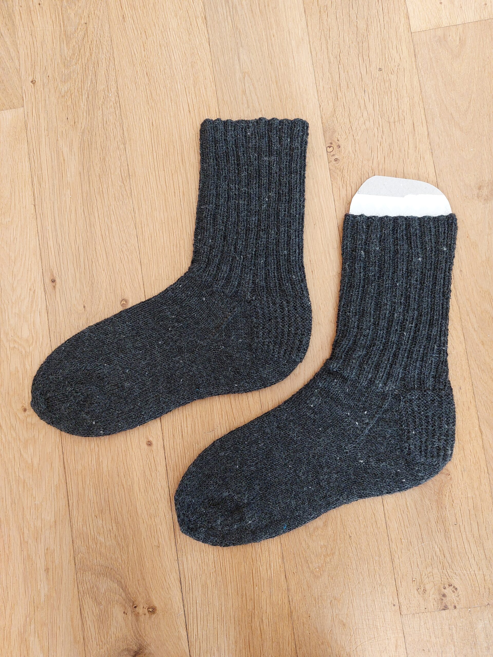 Anthracite Socks with strong heel and toe