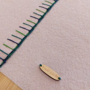 Wollen Wade Krachtige Eenvoud - roze